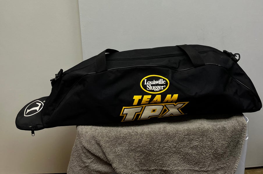 Louisville Slugger Team TPX Baseball Bat Bag Softball 35”x8.5” Black/White/Gold