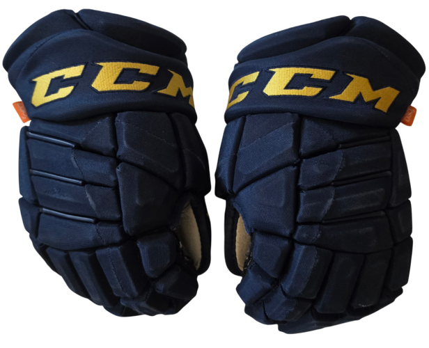 CCM Jetspeed Pro Stock Hockey Gloves 13" Thunderbirds AHL Used #28 (15370)