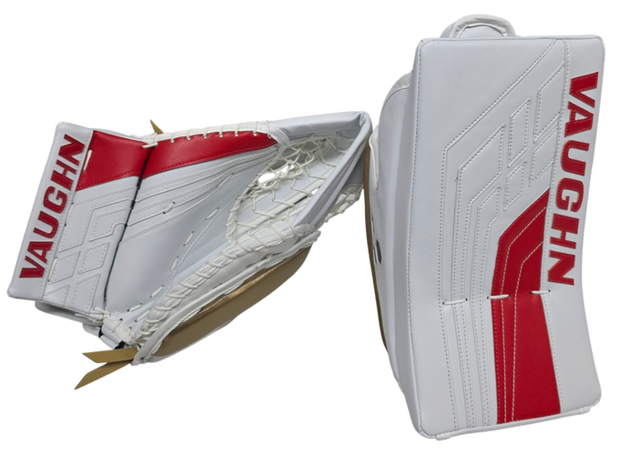Vaughn Velocity VE8 Pro Carbon Goalie Glove and Blocker Pro Stock New NHL GER (15398)