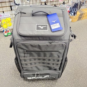Mizuno SAMURIA WHEELED BAG BB/SB Team Wheeled Bag Black 11860-S000308007