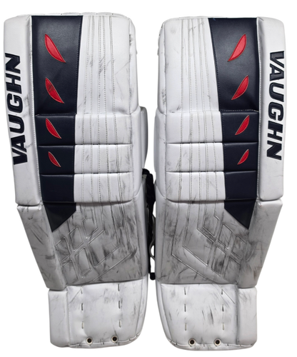 Vaughn V8 Pro Carbon Goalie Pads 35 +2" Custom Pro Stock NHL Used GER (15402)
