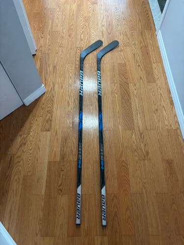 2 - pack Senior Bauer Nexus 1N Right Handed Hockey Stick PM9 87 Flex (Used)