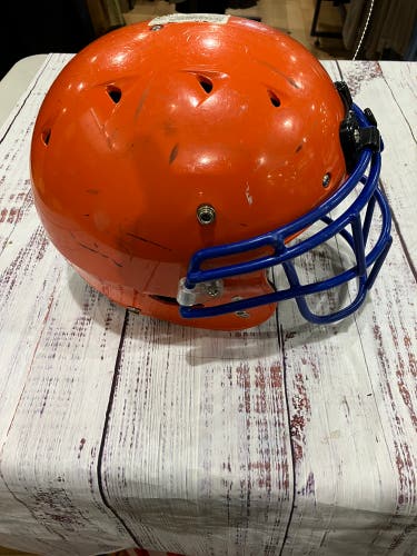 orange Youth Medium Schutt Youth Recruit hybrid Helmet (Used)