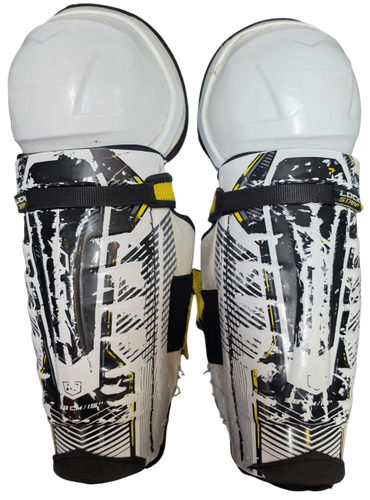 CCM Super Tacks Pro Shin Guards Pads 15" Pro Stock Used No Liners (15426)