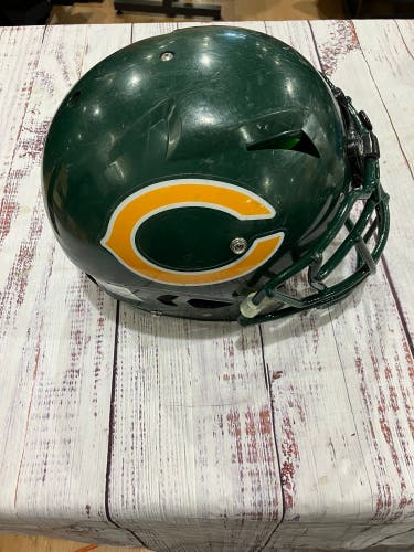 Green Youth Small Schutt Vengeance A3 Helmet (Used)