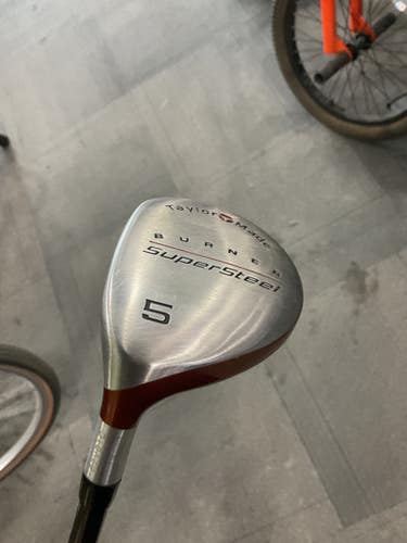 Used Taylormade BURNER SUPER STEEL Mens Fairway Wood LH 5 Wood 11614-S000235443