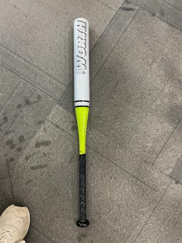 Used Worth TOXIC BB/SB Fastpitch Bat Lime And White 30" 11614-S000235437