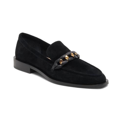 Dolce Vita Sallie Flats Women's 9 M Onyx Suede Moc Toe Slip On Shoes HTAT1091