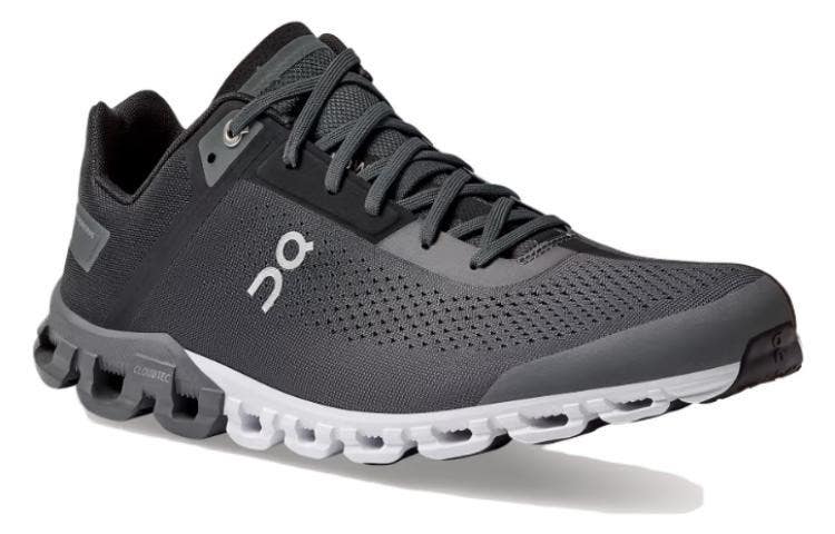 On Cloudflow 3 35.99238 Sneakers Men's US 12 Black Asphalt Running Shoes HTAT667