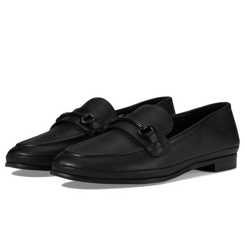 Blondo Benita Loafers Women's 8.5 Black Leather Apron Toe Slip On Shoes HTAT1103