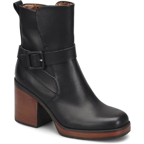 Korks Marci II Boots Women's US 9.5 M Black Block Heel Ankle Bootie HAWK2301