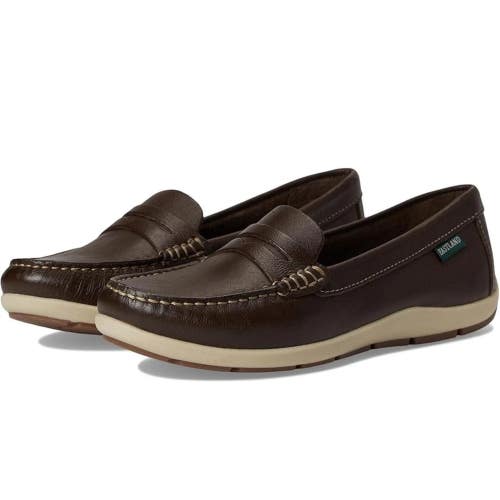 Eastland Julie Loafers Women's US 9 Coffee Leather Moc Toe Comfort Shoes RHS8133