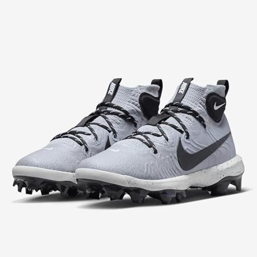 Nike Alpha Huarache NXT MCS DJ6519-003 Men's Gray Molded Baseball Cleats LIQ608