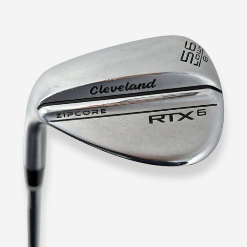 Cleveland RTX 6 56° Wedge 8 Bounce Left Handed Wedge Flex Steel Shaft