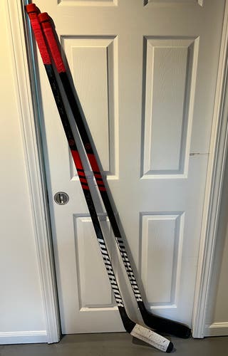 Utah Mammoth's Ian Cole Senior Warrior Novium Pro Left Hand Hockey Stick W88M 105 Flex (Used)