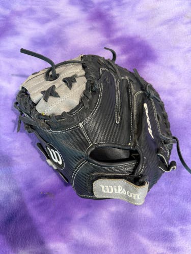 Black Wilson A360 LH Catcher's Baseball Glove 31.5" (Used)