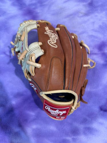 Brown Rawlings Gold Glove Elite LH Infield Baseball Glove 11.5" (Used)