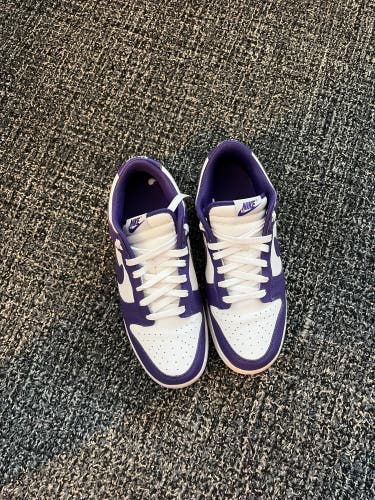 Purple Unisex Size M 9.5 (W 10.5) Adult Nike SB Dunk Low Shoes (Used)