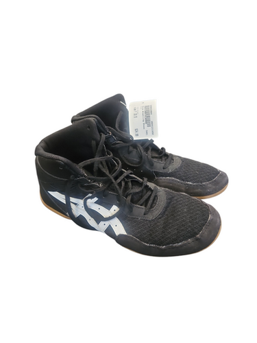 Used Asics Wrestling Shoes Black Youth 10.5 11850-S000023984