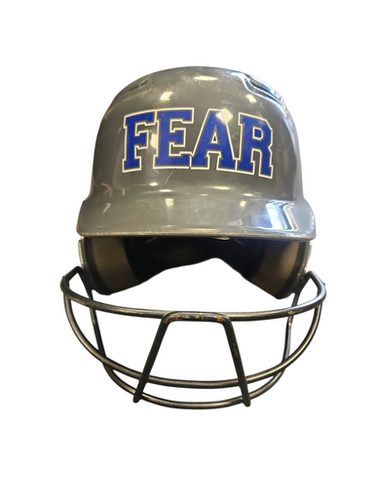 Used Easton BLACK Batting Helmet w/Mask Black MD 11850-S000022995
