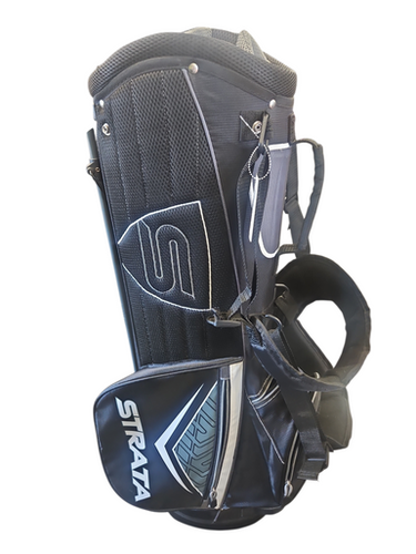 Used Strata BLACK AND GRAY Mens Stand Bag None 11850-S000023009