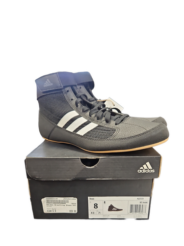 Used Adidas Wrestling Shoes Black Senior 8 11850-S000023119