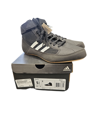 Used Adidas Wrestling Shoes Black Senior 5.5 11850-S000023124