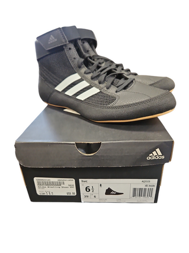 Used Adidas Wrestling Shoes Black Senior 6.5 11850-S000023123