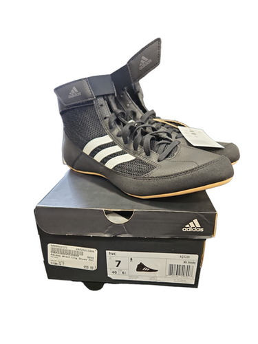 Used Adidas Wrestling Shoes Black Senior 7 11850-S000023121