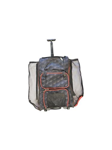 Used BoomBah B/B ROLLING BAG BB/SB Player Wheeled Bag Red 11850-S000023105