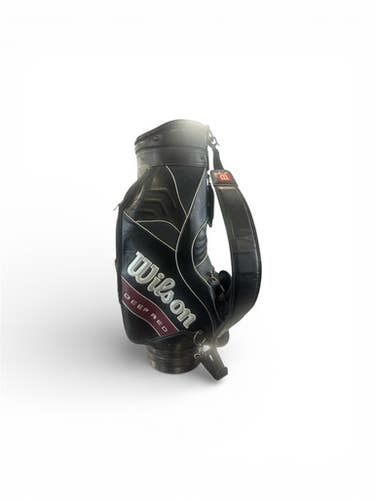 Used Wilson STAFF BAG DEEP RED Mens Cart Bag None 11850-S000022870