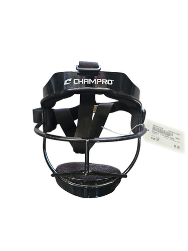 Used Champro FIELDERS MASK BB/SB Fielders Mask Black SM 11850-S000023206