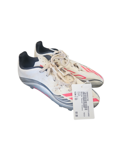 Used Adidas Soccer Cleats White Junior 03 11850-S000023746