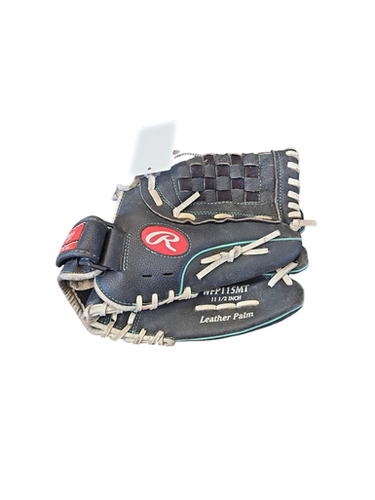 Used Rawlings FASTPITCH SOFTBALL BB/SB Glove RH Throw Black 11 1/2" 11850-S000023540