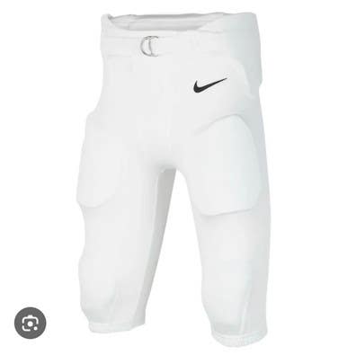 Used Nike Adult FB Integrated Pants White SM 11490-S000272131