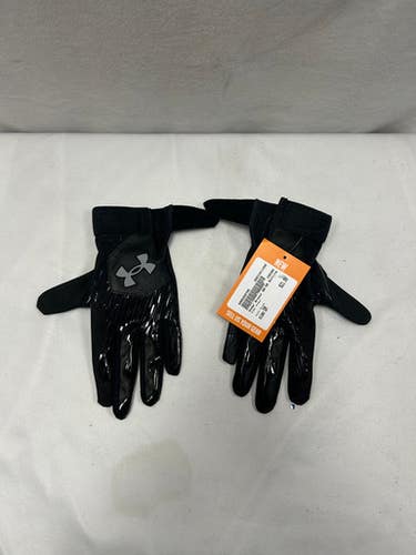 Used Under Armour BB/SB Batting Gloves Black SM 11490-S000269795