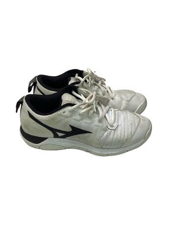 Used Mizuno VB Shoes Adult White Senior 6.5 11347-S000268100