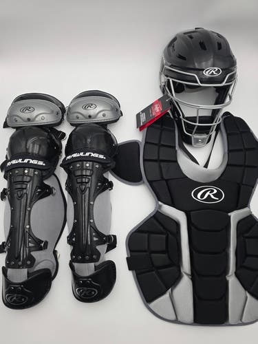 Rawlings Renegade 2.0 Catcher’s Gear Set Adult 15+ NOCSAE Open Box (like new)