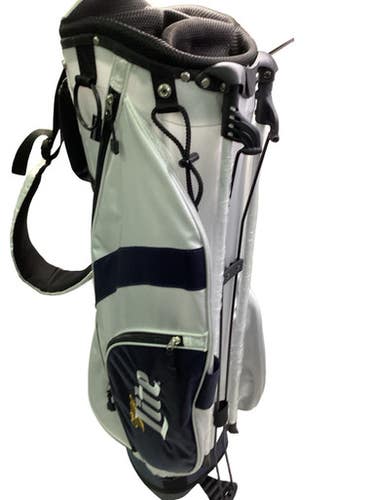 Used MILLER LITE 5 WAY STAND BAG Mens Stand Bag White 11347-S000268087