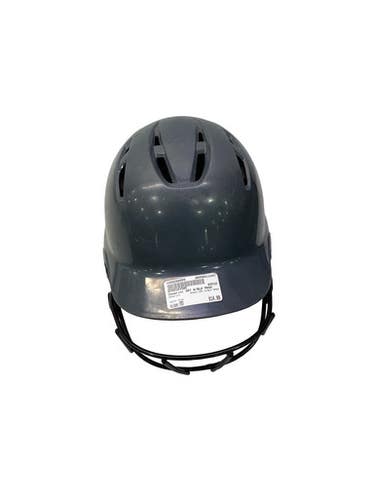Used Demarini GRY W/BLK MASK Batting Helmet w/Mask Grey MD 11347-S000268055