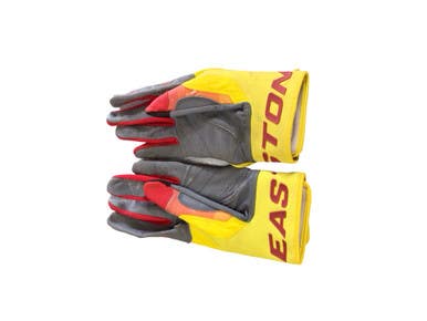 Used Easton BB/SB Batting Gloves Yellow MD 11760-S000090976