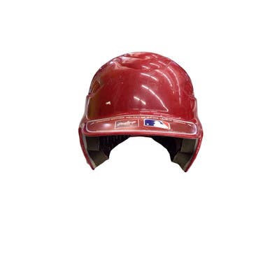 Used Rawlings CFBH 6 1/2 - 7 1/2 Batting Helmet No Mask Red MD 11760-S000090937