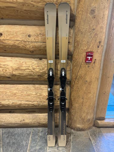 2026 Elan Wingman TI Skis With Integrated Elan EMX 12 Bindings 182cm