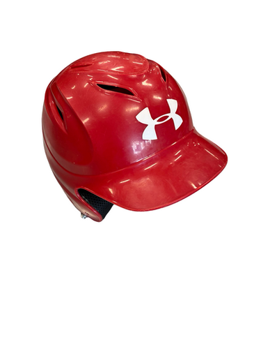 Used Under Armour BATTING HELMET Batting Helmet No Mask Red MD 11682-S000131497