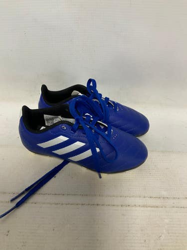 Used Adidas 3 STRIPE Soccer Cleats Royal Blue Youth 11.0 11823-S000038726