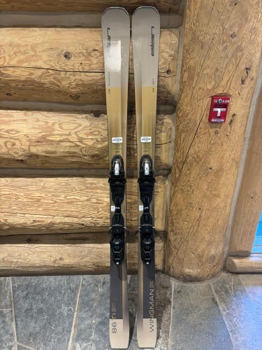 2026 Elan Wingman TI Skis With Integrated Elan EMX 12 Bindings 174cm