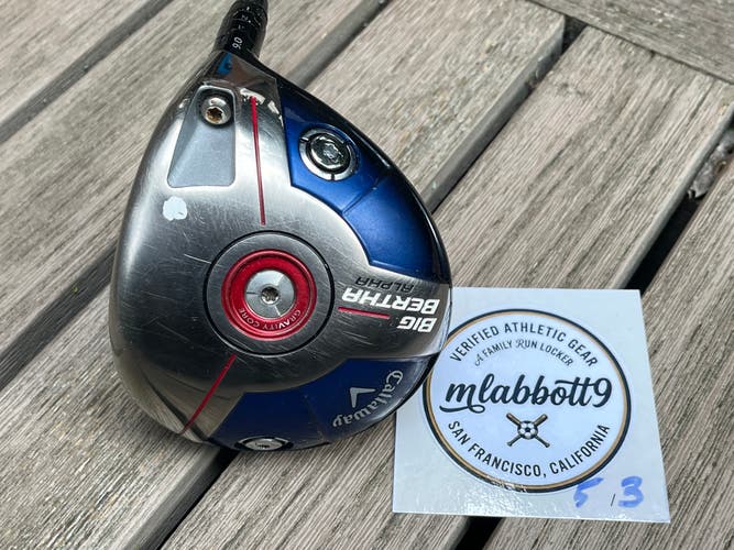 Callaway Big Bertha Alpha (2014) Right Handed Driver Regular Flex 9 Loft Graphite Shaft (Used)