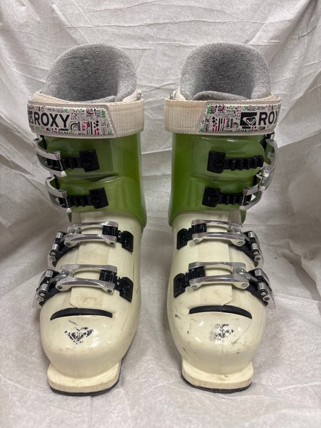 Mondo 22.5 Kid's Roxy Sweetheart/Strip It All Mountain Ski Boots (Used)