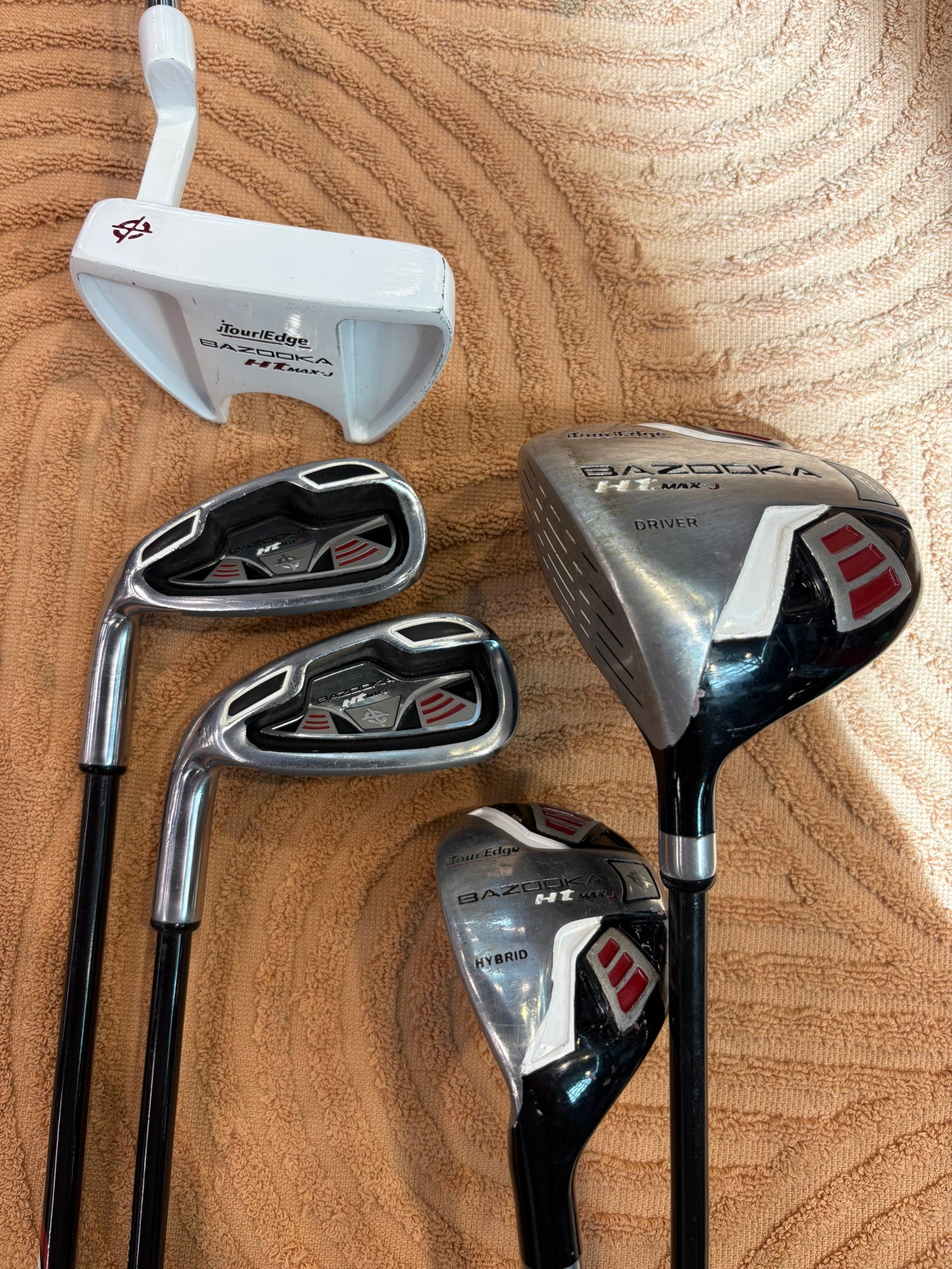 Junior Tour Edge Bazooka HT Max-J Clubs (Full Set-5 Pieces) Left  display picture 1