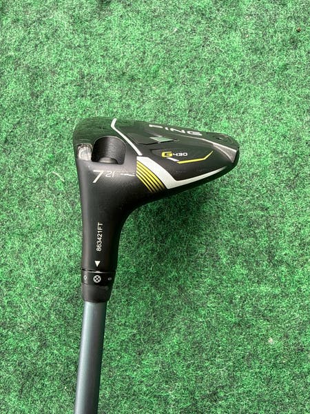 希少カスタム PING G430 MAX 7W エボ6 661S カバー付 Ping G430 Max 7 Wood LH (Stiff) Alta CB 65S Shaft (Used